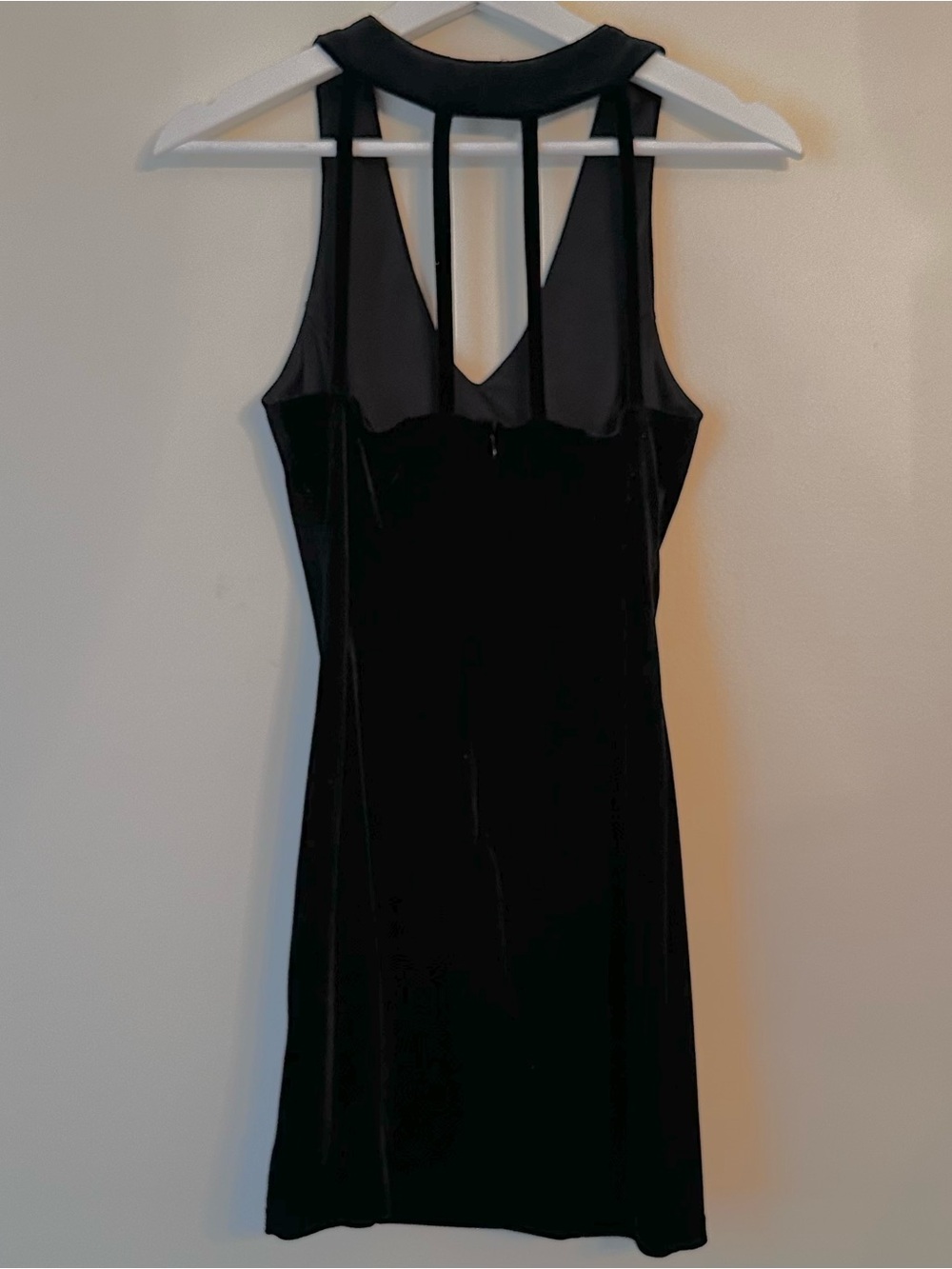 Black Velvet Shimmer Dress